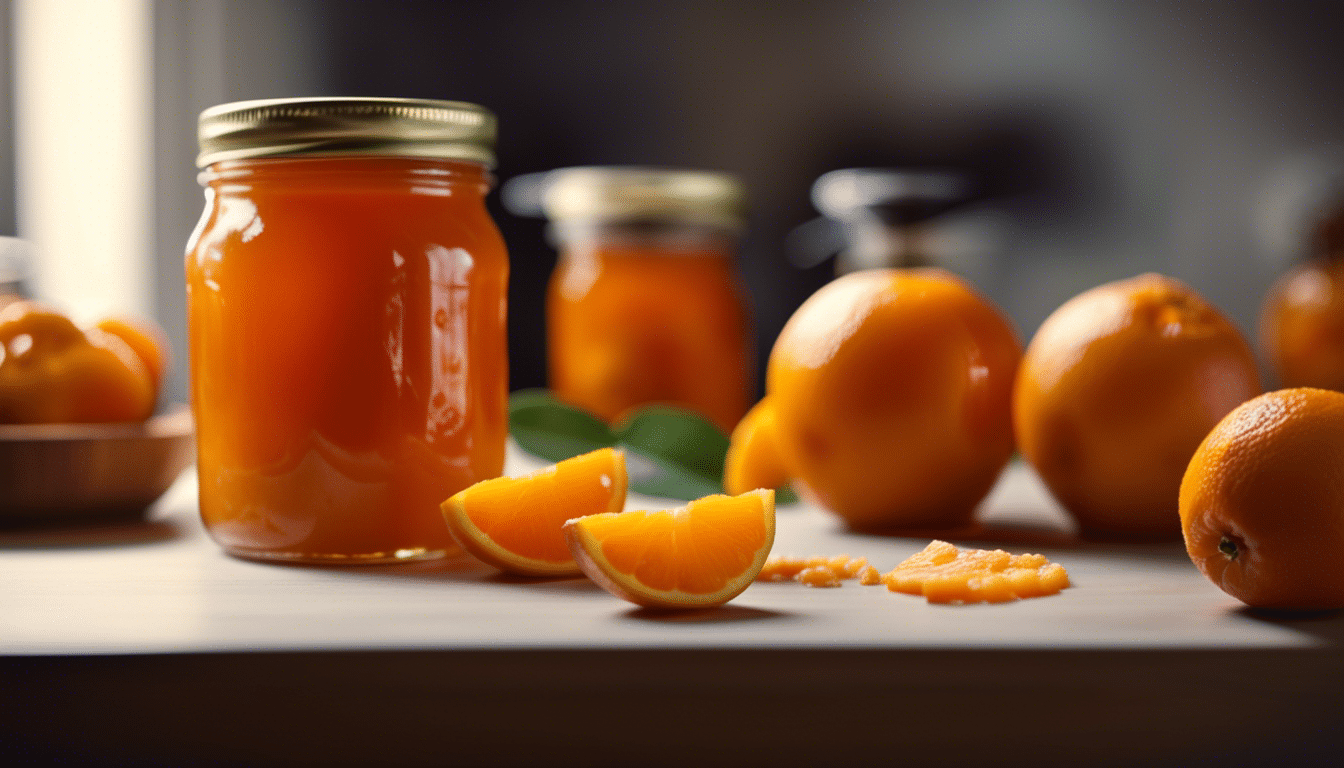 Comment préparer une délicieuse marmelade d'orange maison ?