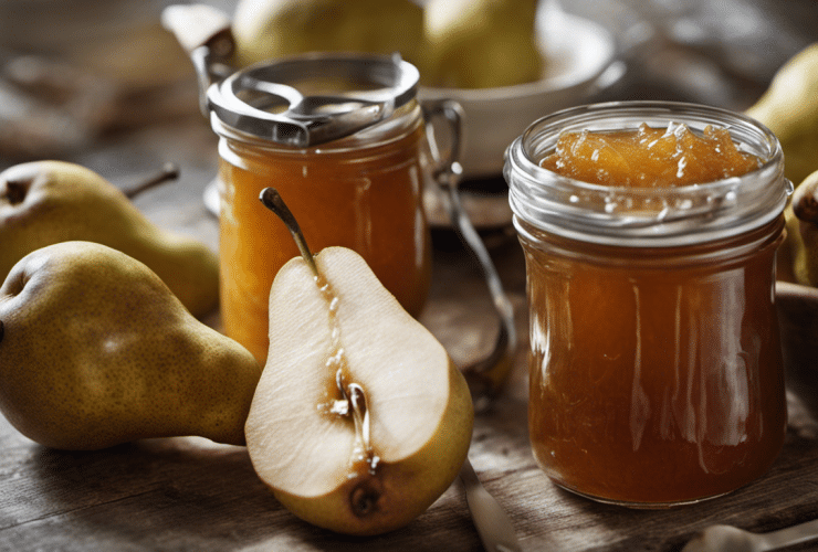 Comment concocter une confiture succulente de poires maison ?