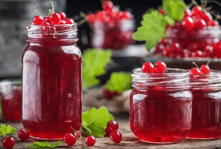 Comment préparer une délicieuse gelée de groseilles maison ?