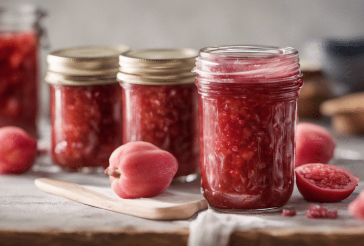 La confiture rhubarbe : comment concocter une douceur fruitée et acidulée ?