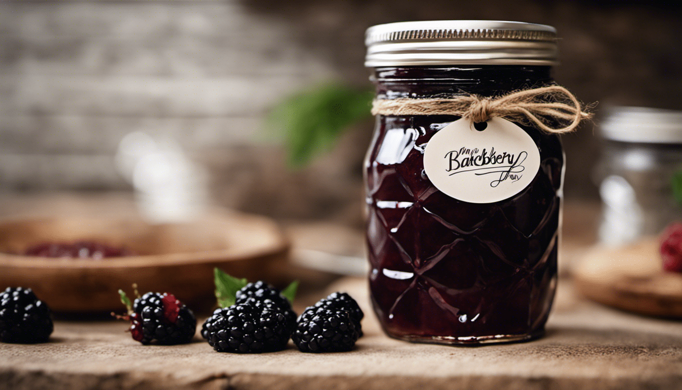 Pouvez-vous résister à notre délicieuse confiture de mûres maison ?